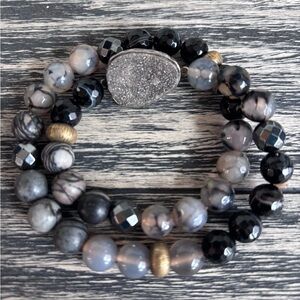 Silpada Ode to Geode Stretch Bracelet